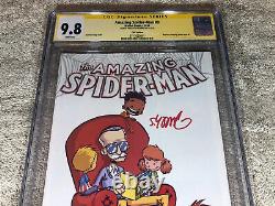 Amazing Spider Man 9 CGC SS 9.8 Skottie Young C2E2 Stan Lee Variant 2014