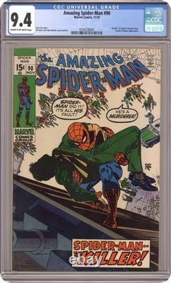 Amazing Spider-Man #90 CGC 9.4 1970 0104728003