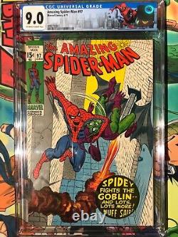 Amazing Spider-Man #97 DRUG ISSUE. GREEN GOBLIN KEY BOOK! CGC 9.0 L@@K
