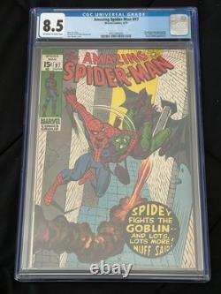 Amazing Spider-Man #97 Marvel Comics 1971 Stan Lee CGC 8.5