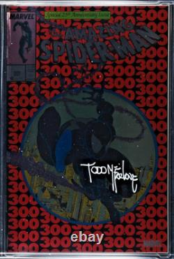 Amazing Spider-Man Facsimile #300 Marvel Signed Todd Mcfarlane CGC 9.8 NM/M Foil