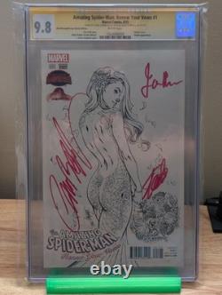 Amazing Spider-Man Renew Your Vows #1 CGC SS 9.8 Joanie Stan Lee Campbell Sketch
