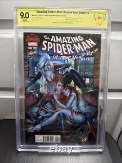 Amazing Spider-Man Renew Your Vows 2 CBCS SS 9.0 Stan Lee Joan Lee Not CGC 9.8