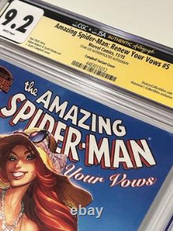Amazing Spider-Man Renew Your Vows #5 CGC 9.2 SS Stan Lee Aut