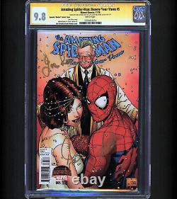 Amazing Spider-Man Renew Your Vows 5 CGC 9.8 SS x3 STAN LEE JOANIE LEE Signed NM