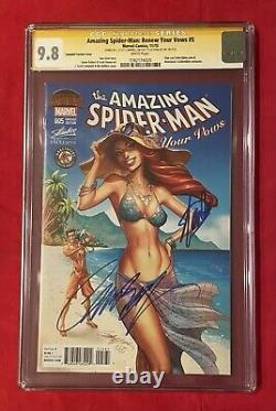 Amazing Spider-Man Renew Your Vows #5 CGC SS 9.8 Signed by Stan Lee & Campbell