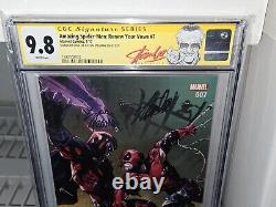 Amazing Spider-Man Renew Your Vows #7 CGC SS Signed by STAN LEE RYAN STEGMAN 9.8