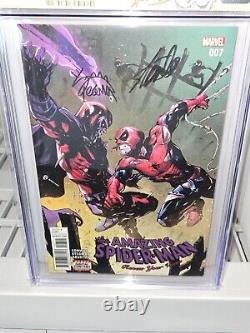 Amazing Spider-Man Renew Your Vows #7 CGC SS Signed by STAN LEE RYAN STEGMAN 9.8