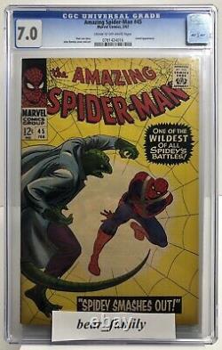 Amazing Spider-Man Silver-age CGC Lot41,42,43,44,45,46 First Rhino MJ Shocker