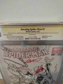 Amazing Spider-man #1 CGC 9.8 Signed 4 Times Stan Lee And More