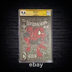 Amazing Spider-man #1 Cgc 9.6 Ss Signed Stan Lee Silver Edition Mcfarlane 300