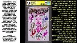 Amazing Spider-man #1 Cgc Ss 9.8 Stan Lee Signed 10x In Colored Sharpies 1/1