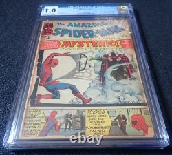 Amazing Spider-man #13? CGC 1.0 MYSTERIO 1st APPEARANCE? 1964 Key book