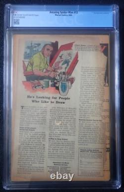 Amazing Spider-man #13? CGC 1.0 MYSTERIO 1st APPEARANCE? 1964 Key book