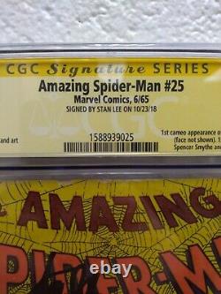 Amazing Spider-man #25 CGC SS 3.0 signed Stan Lee Key Issue