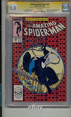 Amazing Spider-man #300 Cgc 9.4 Ss Signed Stan Lee & Todd Mcfarlane Venom