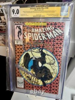 Amazing Spider-man #300 Cgc 9 Signed 8x Stan Lee Romita Mcfarlane More
