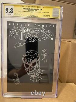 Amazing Spider-man #36 3x Signed & Sketched Cgc 9.8 Ss Stan Lee /romita /rivera