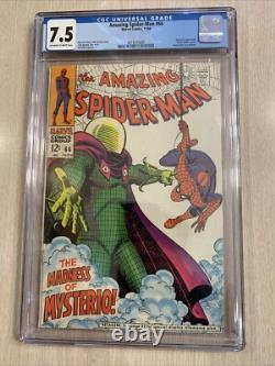 Amazing Spider-man 66 Cgc 7.5 Vf- 1968 Brand New Case Lee & Romita Mysterio
