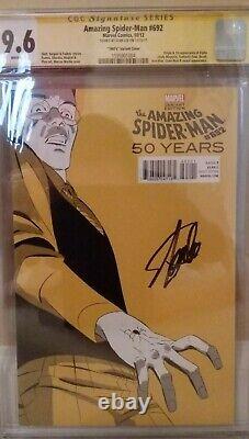 Amazing Spider-man #692 Cgc 9.6 Ss Stan Lee Slott Ramos Olazaba Martin Variant