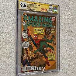 Amazing Spider-man 700 Ditko Fantasy 15 Cgc 9.6 Ss Stan Lee Bday Signed Sketch
