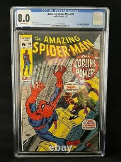 Amazing Spider-man # 98 Cgc 8.0 Comics Code Disapproval Issue / Stan Lee Gem