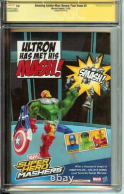 Amazing Spider-man Renew Your Vows #5 Cgc 9.8 White Pages // Signed By Stan Lee