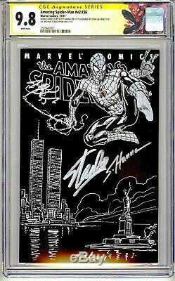 Amazing Spider-man V2 #36 Cgc Ss 9.8 Stan Lee & Hanna & Straczynski 9/11 Tribute