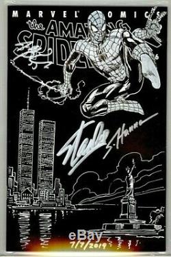 Amazing Spider-man V2 #36 Cgc Ss 9.8 Stan Lee & Hanna & Straczynski 9/11 Tribute