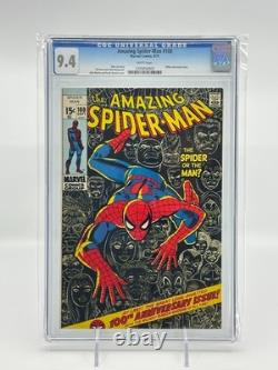 Amazing SpiderMan 100 CGC 94 White Pages 100th Anniversary Issue 1971 G2U