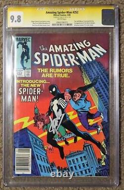Amazing Spiderman #252 Cgc 9.8 Cgc White Pages Signature Series Signed Stan Lee