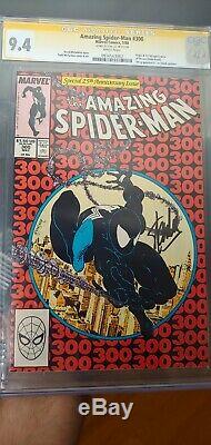 Amazing-Spiderman #300 CGC 9.4 SS signed STAN LEE 1st Venom UNPRESSED MCUKEY