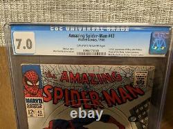 Amazing Spiderman #43 1966 Cgc 7.0 Rhino Origin, 1st Full Mj Key Issue