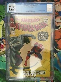 Amazing Spiderman #45 LIZARD Appearance! ROMITA! CGC 7.5 VF