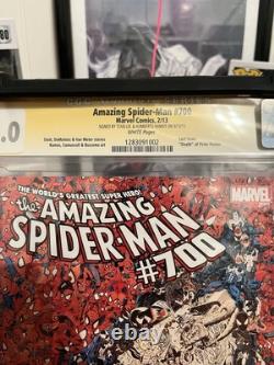 Amazing Spiderman 700 Signed Stan Lee & Humberto Ramos 9.0 CGC