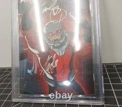Ant-Man #1 CGC 9.8 Signed Stan Lee and Mark Brooks Shrinking variant Rare 05213