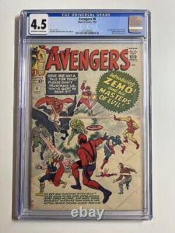 Avengers 1 11 Run All Cgc graded 1&4 Signed By Stan Lee Silver Age Keys 1963