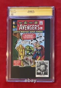 Avengers #1 2014 Sketch Variant J Scott Campbell Signed By Stan Lee CGC 9.8 JSA