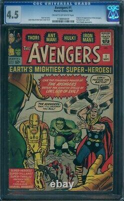 Avengers 1 CGC 4.5 1st Avengers