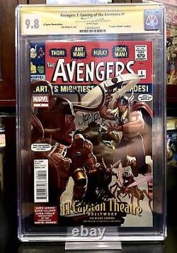 Avengers #1 El Capitan Theatre CGC SS 9.8 signed by Stan Lee & John Romita Jr