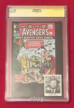 Avengers #1 SDCC J Scott Campbell Cover CGC SS 9.8 Signed by Stan Lee on 11/4/18