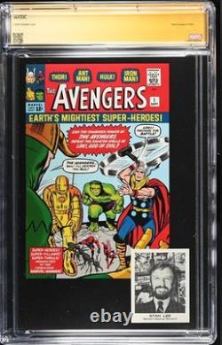 Avengers 1 Stan Lee Virgin Variant CGC 9.8 SS NM/M SIGNED J. SCOTT Campbell SDCC