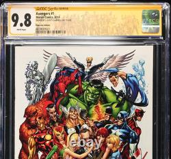 Avengers 1 Stan Lee Virgin Variant CGC 9.8 SS NM/M SIGNED J. SCOTT Campbell SDCC