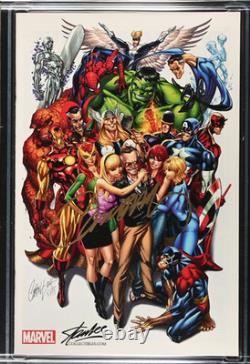 Avengers 1 Stan Lee Virgin Variant CGC 9.8 SS NM/M SIGNED J. SCOTT Campbell SDCC