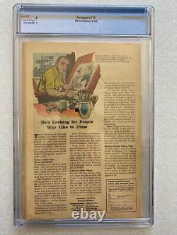 Avengers #10 CGC. 5 1964 White Pages 1st appearance of Immortus