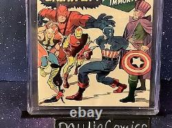 Avengers #10 Marvel Comic CGC 7.0 Stan Lee Signed 1st Immortus-Kang Thor Kirby