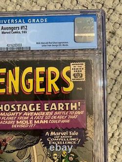 Avengers 12 CGC 3.0 1965 Stan Lee Don Heck Jack Kirby Silver Age Marvel