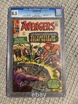 Avengers 13 CGC 8.5 1965 Stan Lee Jack Kirby Silver Age 1st App Count Nefaria