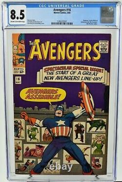 Avengers #16 (1965) CGC 8.5 Stan Lee Story Jack Kirby Dick Ayers Marvel Comics