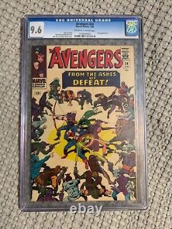 Avengers 24 CGC 9.6 Kang Appearance Silver Age 1966 Stan Lee Jack Kirby Marvel